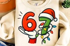 Christmas 67 PNG 6 7 PNG Santa Hands PNG, Christmas PNG Product Image 2