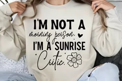I'm not a morning person SVG PNG Product Image 2