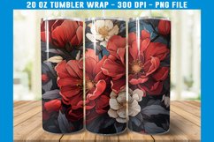 Camelia&#039;s Flowers Tumbler Wrap | Flower Tumbler Wrap Product Image 2
