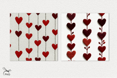 Valentine's Day Digital Paper, background clipa Product Image 2
