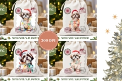 Christmas Dog Santa Sack, Winter Dog Santa Sack Designs Product Image 2