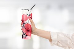 Watercolor Blooming flower tumbler warp sublimation Product Image 2
