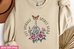 Let yourself spirit soar PNG, Vintage soul sublimation PNG Product Image 2