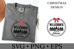 Willkommen in Unserem Zuhause Svg | Christmas | Shirt Svg Product Image 3