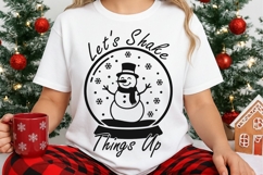 Let's Shake Things Up Svg, Funny Christmas Snowman Svg. Product Image 3