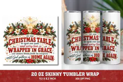 Christmas Memorial 20oz Tumbler Wrap, Remembrance Christmas Product Image 1