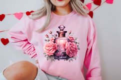 Vintage Valentines Day Flowers Clipart Product Image 2