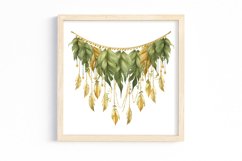 Green Boho Baby Shower Sublimation Product Image 2