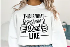 The Greatest Dad svg | Svg Cut File | Shirt Svg Product Image 1