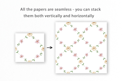 Floral Seamless Pattern, Digital Paper Product Image 2