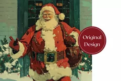 Christmas Tumbler Design, Santa Claus Sublimation Tumbler Product Image 2