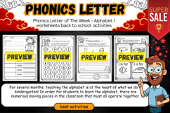 Phonics Letter of The Week Alphabet I printable activities Product Image 2