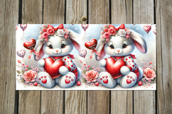Cute valentine Rabbit | 4 love mug sublimation designs PLUS Product Image 2