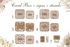 Wedding Card Box Laser Cut Bundle | Gift Box | SVG Product Image 2