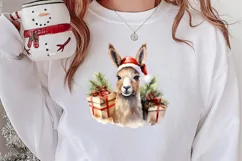 Christmas Farm Animals Clipart, Christmas PNG Product Image 2