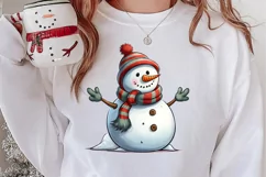 Funny Snowman Sublimation Clipart, Christmas PNG Product Image 2