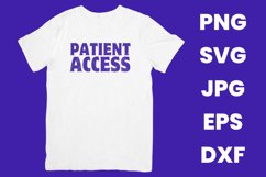Patient Access, Cute Health Administration Medical Admin SVG Product Image 2