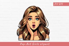 Pop-Art Girls clipart, Pop-Art Girls sublimation Product Image 1