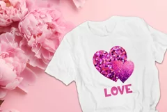 Love Illustration PNG, Valentine's Day Sublimation Designs Product Image 2