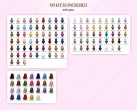 Muslim Clip Art, Hijabs Clipart, Headscarves PNG Product Image 3