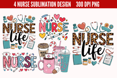 Nurse Sublimation PNG PNG Product Image 1