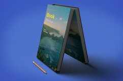 Two standing book mockup | hard cover book mockup PSD, JPG Product Image 3