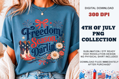 Freedom Season Darlin PNG | Sublimation DTF Product Image 2