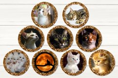 Cats design bundle | Car coaster &amp; key chain sublimation Product Image 2