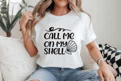 Call Me on My Shell SVG Design, Summer &amp; Beach SVG Design Product Image 2