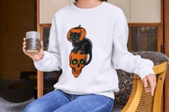 Witchy Whimsy Vintage Halloween Sticker PNG Pack Product Image 2