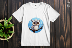 Cute Snowy Owl Clipart Sublimation PNG Product Image 2