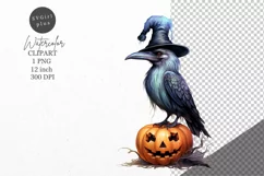 Halloween clipart, Raven clipart, Autumn clipart Product Image 1