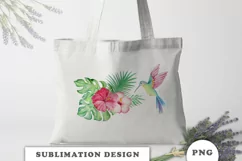 Watercolor Hummingbird Sublimation Downloads Product Image 2
