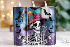 Spooky and Proud Tumbler Wrap | Sublimation | Tumblers Product Image 1