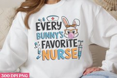 Every Bunny&#039;s Favorite PNG, Retro Nurse Easter Sublimation P Product Image 2