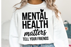 Mental Health Matters Svg | Svg Cut Files | Shirt Svg Product Image 1