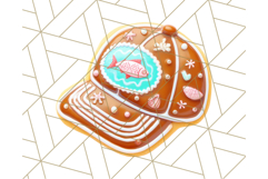 Baseball Cap Cookie Clipart PNG, Fun Hats in Cute Styles Png Product Image 2