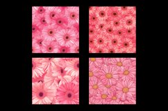 Pink Gerberas Flower Digital Paper Patterns Product Image 2