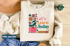 Boho Floral Teacher PNG, Sublimation png Product Image 2