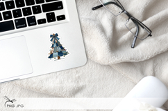 Boho style Christmas tree stickers- 4 Variations Product Image 2