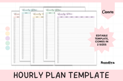 Hourly Plan Editable Template 2 Product Image 1
