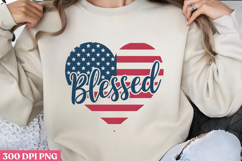Blessed PNG, Memorial Day Sublimation PNG Product Image 1