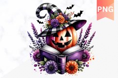 Flowers Halloween Sublimation - Flowers Clipart PNG Design Product Image 1