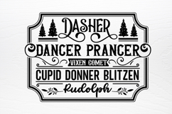 Christmas Vintage Sign SVG Product Image 2