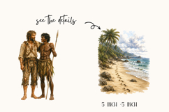 Castaway Survival Adventure Clipart Product Image 2