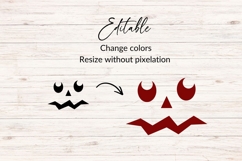 Scared Jack O Lantern Face SVG Product Image 2
