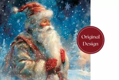 Christmas Tumbler Design, Santa Claus Sublimation PNG Product Image 2