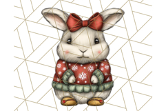 Christmas Animal Clipart, Festive Animals in Holiday Outfits Product Image 2