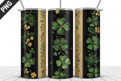 3D St Patrick&#039;s Day Tumbler Wrap| Sublimation Design Product Image 3