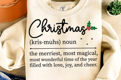 Christmas Definition Print, Merry Christmas SVG, Christmas Product Image 2